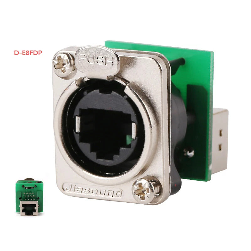 1 PCS D Series Cassic Panel-Mount Connector USB XLR BNC-D-HDMI VGA and More D Series Connector