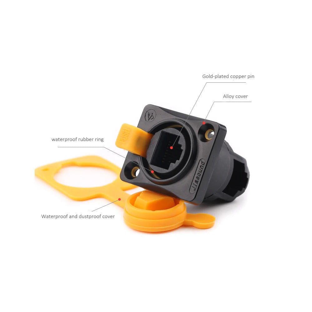 1 PCS D Series Cassic Panel-Mount Connector USB XLR BNC-D-HDMI VGA and More D Series Connector