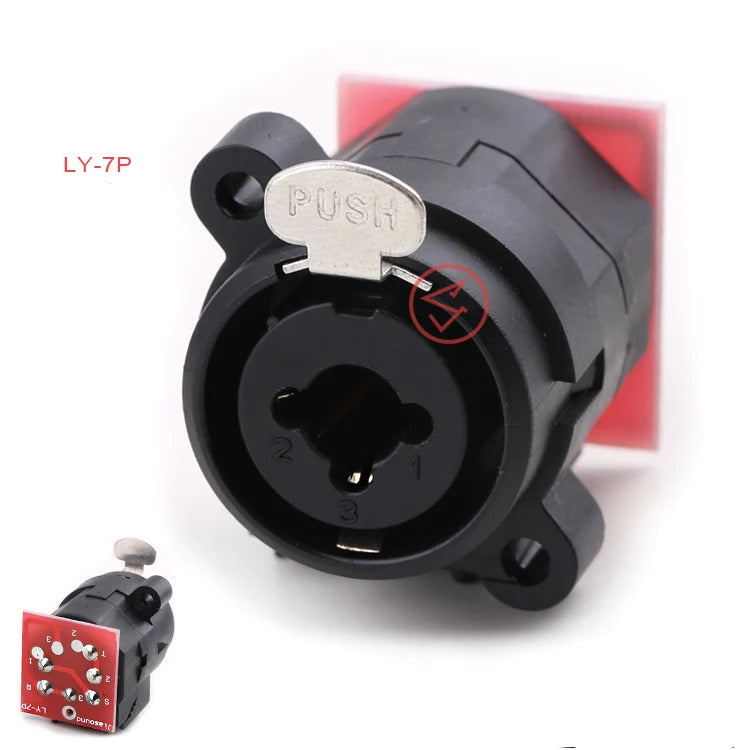 1 PCS D Series Cassic Panel-Mount Connector USB XLR BNC-D-HDMI VGA and More D Series Connector