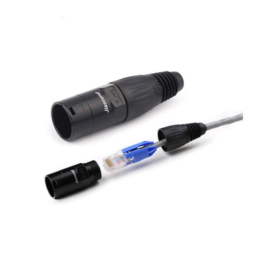 100 Pcs RJ45 Ethercon Cable Connector RJ45 Network Cable Connector LED Display Outdoor Signal Connection Aviation Plug